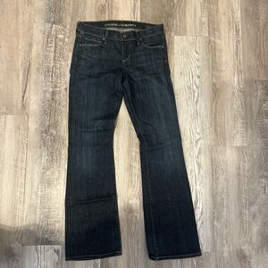 Citizens of Humanity ultra low rise Dark wash boot cut jeans